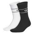 Kit 2 Meias Adidas Skateboarding Logo Band Socks-JY2711- -1-